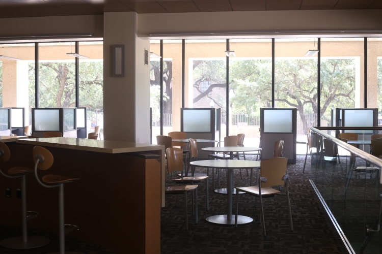 The Moody College of Communications Study Area at The University of Texas at Austin